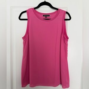 Ann Taylor Sleeveless Pink Shell Top